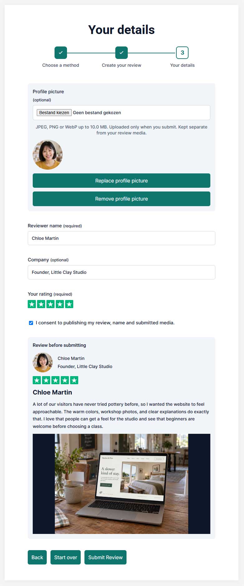 Rich Customer Stories